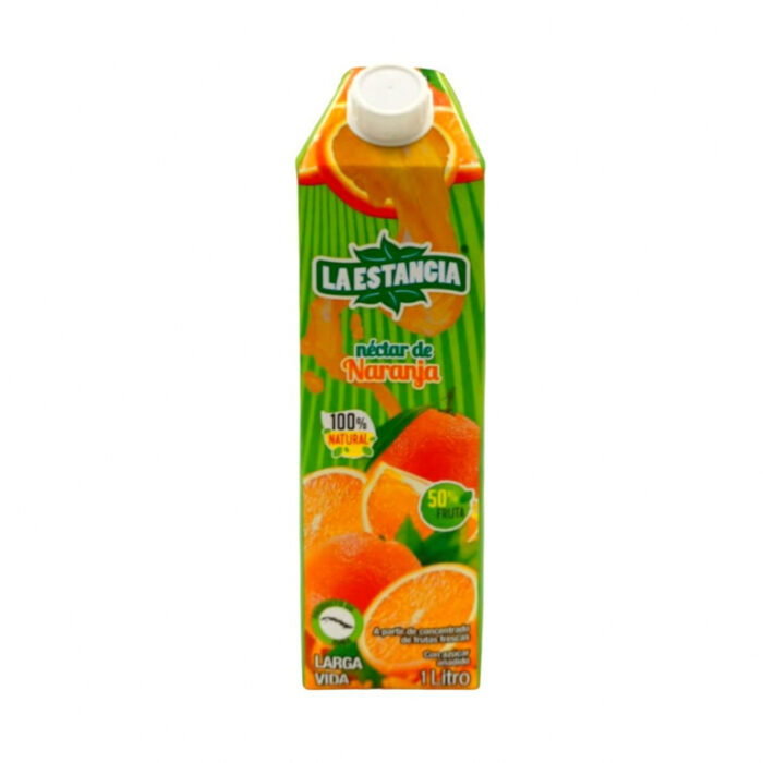 Mercado caibarien Jugo La Estancia de 1 litro sabor Naranja